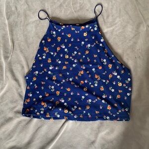 WOMENS FLORAL PRINTED TANK TOP SIZED LARGE